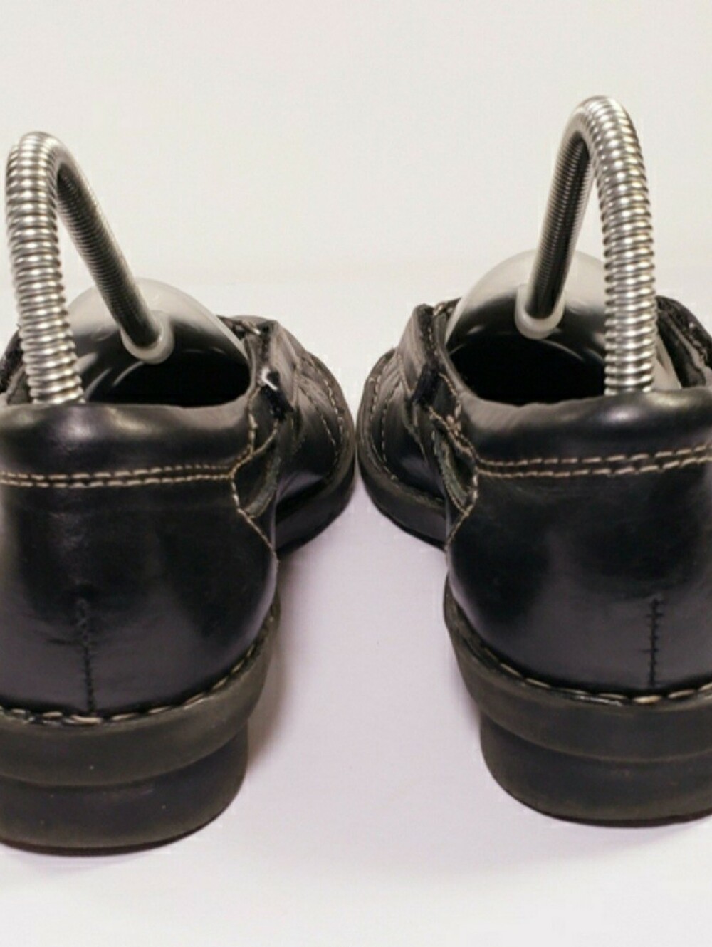 Clarks Leather Slipon Mary Jane Loafer Walking Shoes - Picture 6 of 8